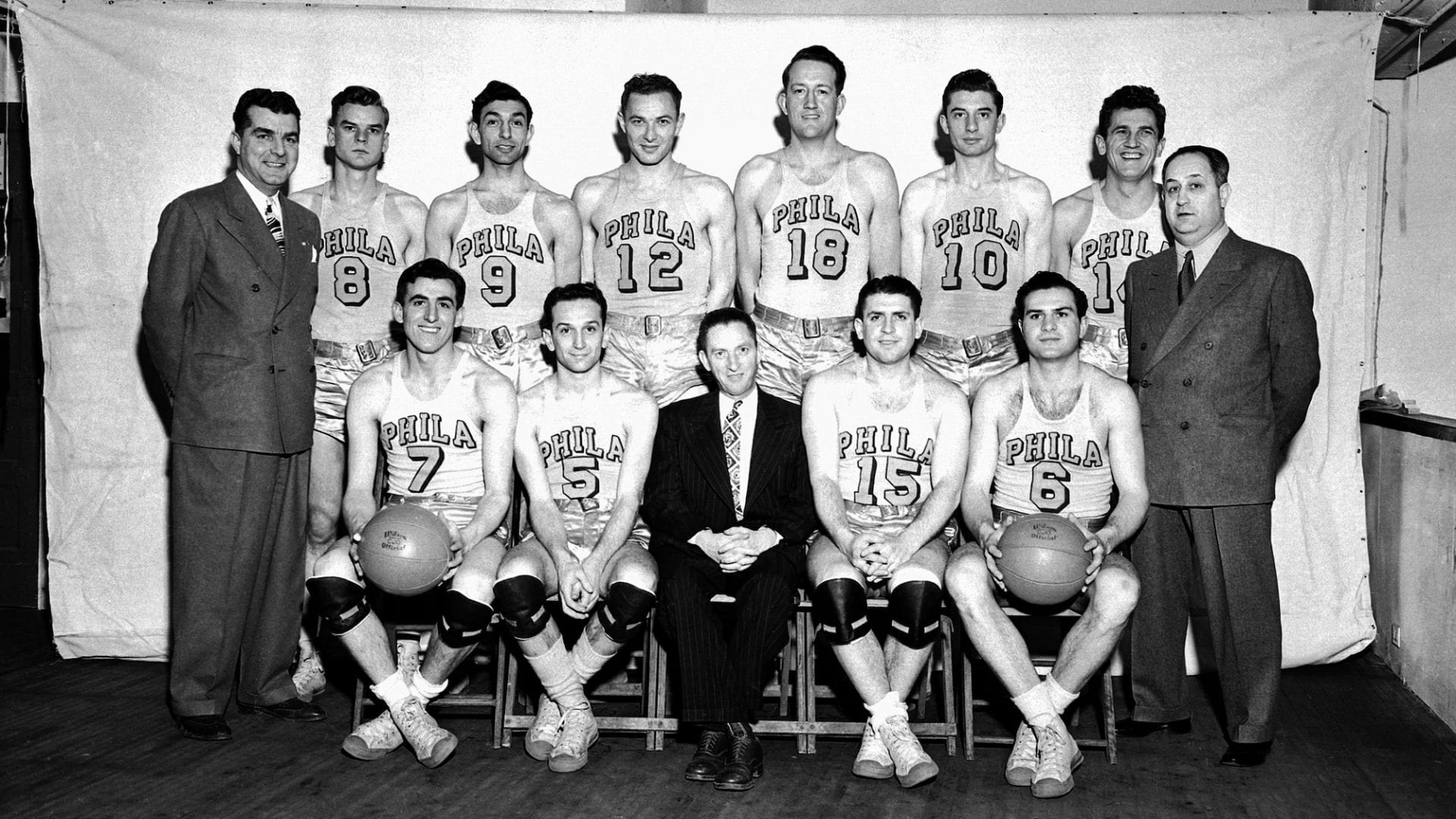 The Philadelphia Warriors, 1947 BAA champions (nba.com)