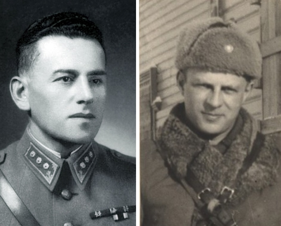 Left: Captain Salomon Klass. Right: Captain Leo Skurnik (Wikipedia)