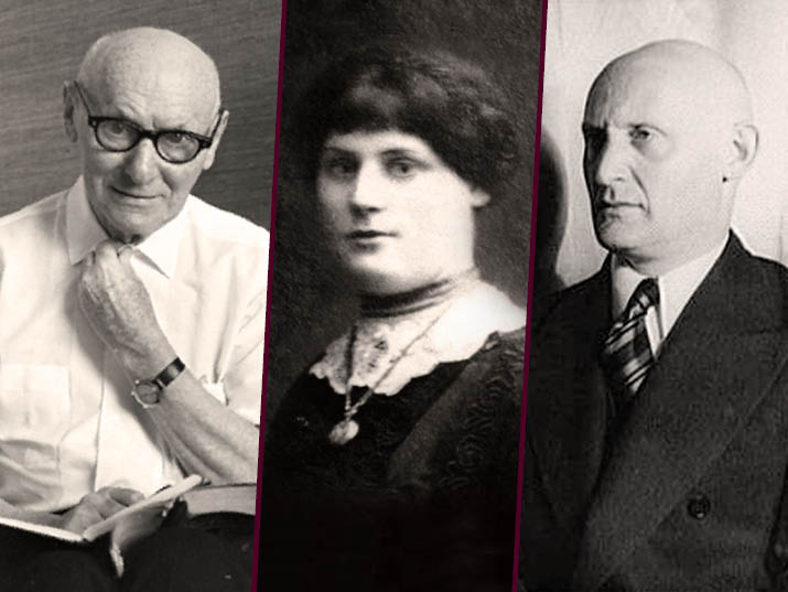 From left: Isaac Bashevis Singer, Esther Kreitman, Israel Joshua Singer